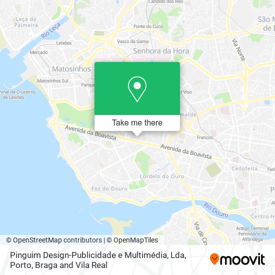 Pinguim Design-Publicidade e Multimédia, Lda mapa