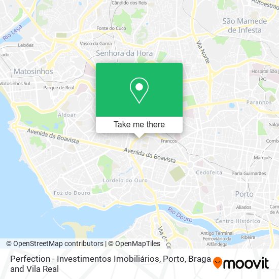 Perfection - Investimentos Imobiliários map