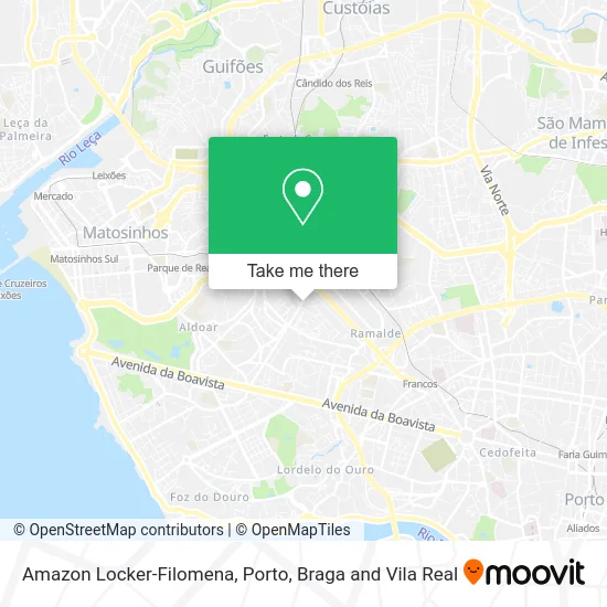 Amazon Locker-Filomena map