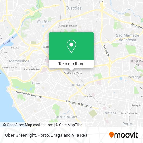 Uber Greenlight map