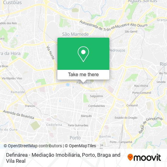 Definárea - Mediação Imobiliária map