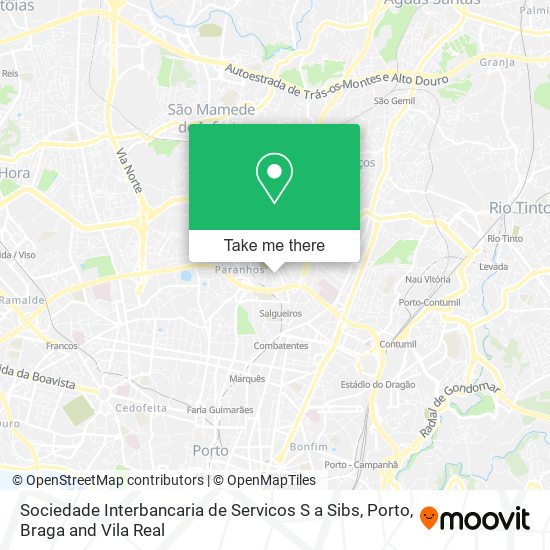 Sociedade Interbancaria de Servicos S a Sibs map