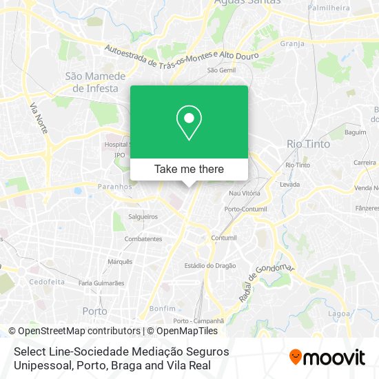Select Line-Sociedade Mediação Seguros Unipessoal map