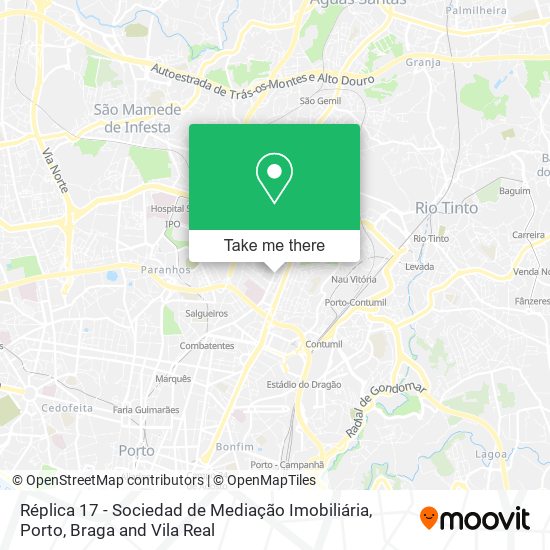 Réplica 17 - Sociedad de Mediação Imobiliária map