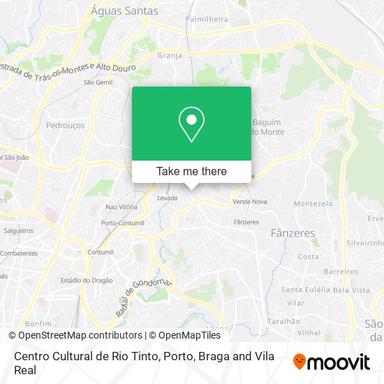 Centro Cultural de Rio Tinto map