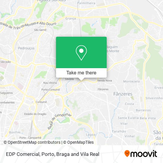 EDP Comercial map