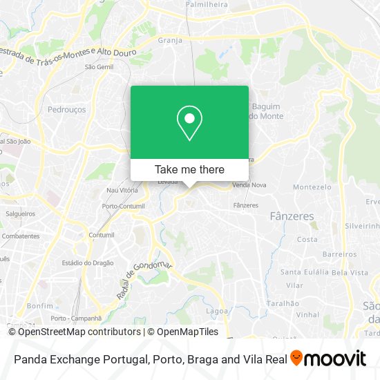 Panda Exchange Portugal map