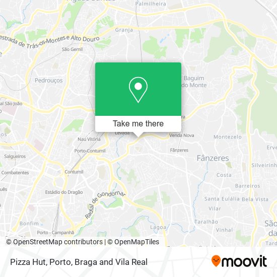 Pizza Hut map