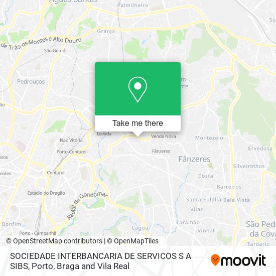 SOCIEDADE INTERBANCARIA DE SERVICOS S A SIBS mapa