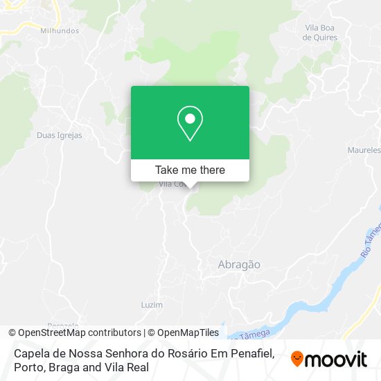 Capela de Nossa Senhora do Rosário Em Penafiel map