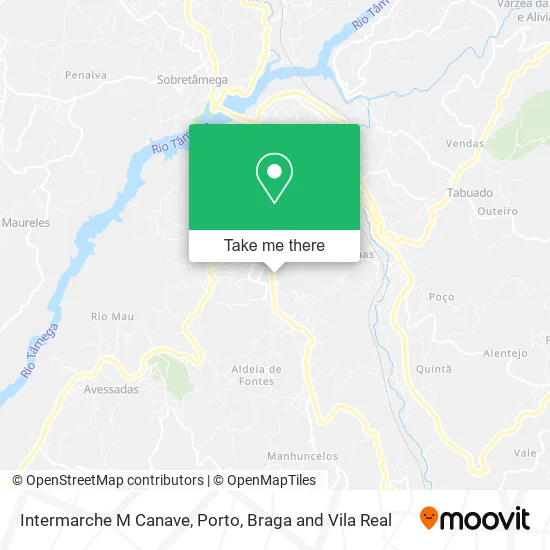 Intermarche M Canave map