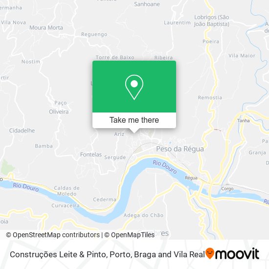 Construções Leite & Pinto mapa