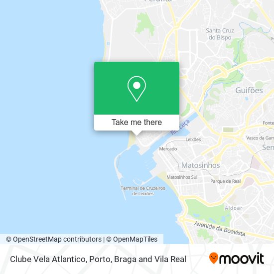Clube Vela Atlantico map