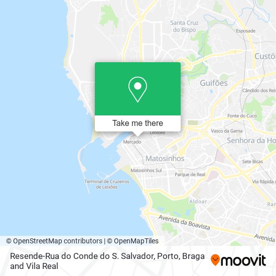 Resende-Rua do Conde do S. Salvador map