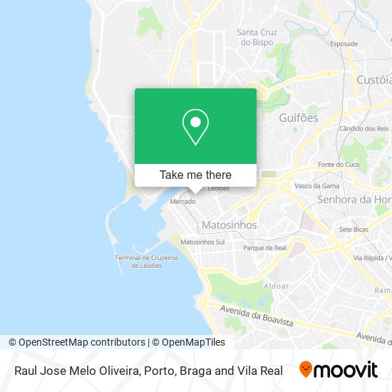 Raul Jose Melo Oliveira map