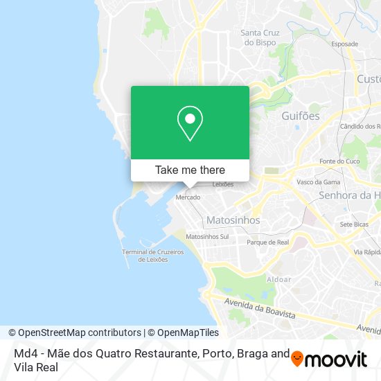 Md4 - Mãe dos Quatro Restaurante mapa