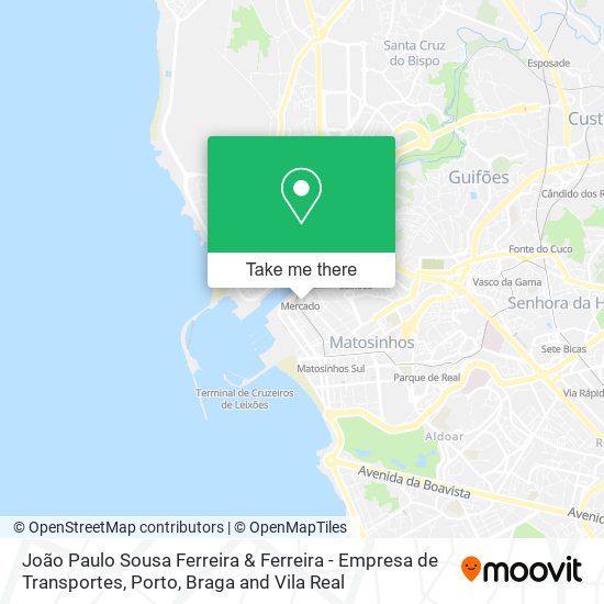 João Paulo Sousa Ferreira & Ferreira - Empresa de Transportes map