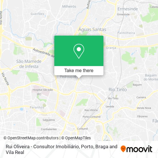 Rui Oliveira - Consultor Imobiliário mapa