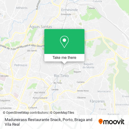 Madureirass Restaurante Snack mapa