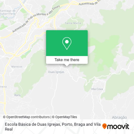 Escola Básica de Duas Igrejas mapa