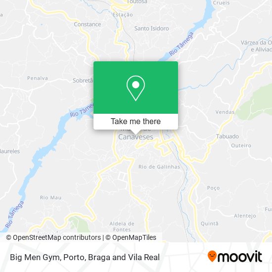 Big Men Gym map