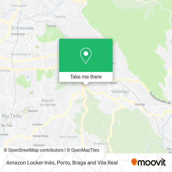 Amazon Locker-Inês map