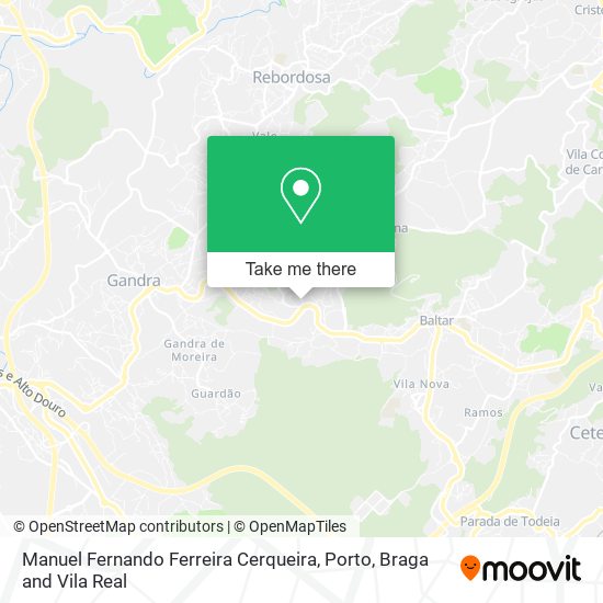 Manuel Fernando Ferreira Cerqueira map