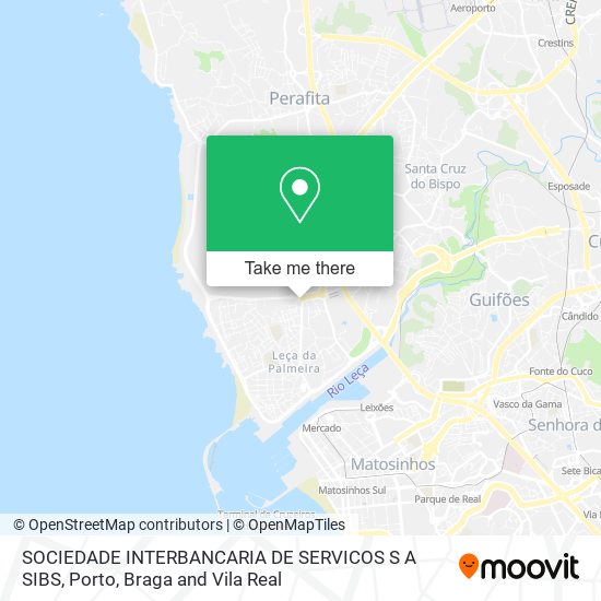 SOCIEDADE INTERBANCARIA DE SERVICOS S A SIBS map