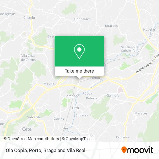 Ola Copia map