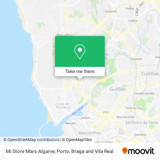 Mi Store Mars Algarve map