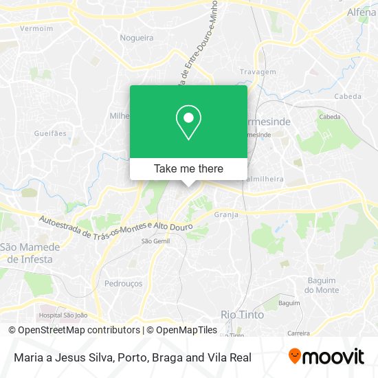 Maria a Jesus Silva map