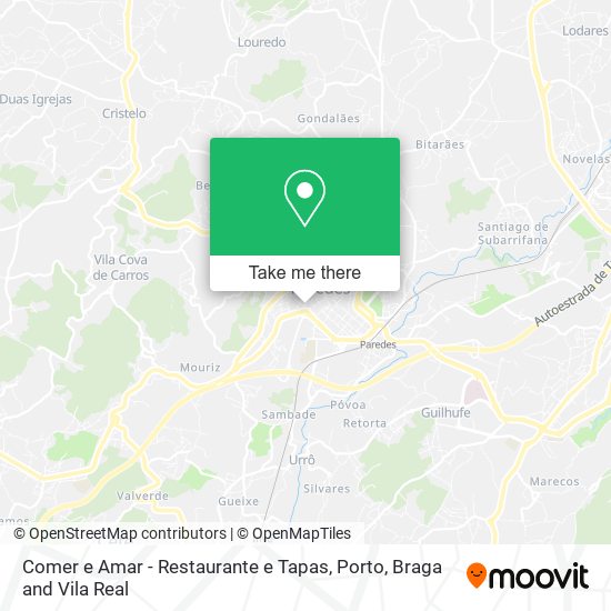 Comer e Amar - Restaurante e Tapas map