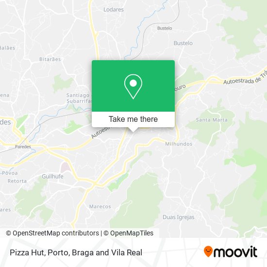 Pizza Hut map