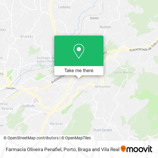 Farmacia Oliveira Penafiel map