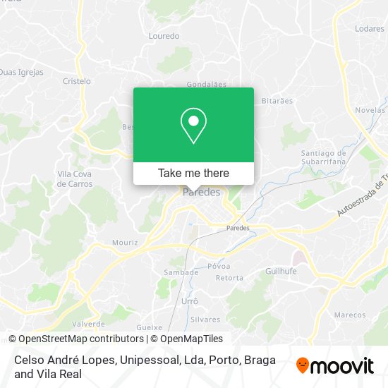 Celso André Lopes, Unipessoal, Lda mapa