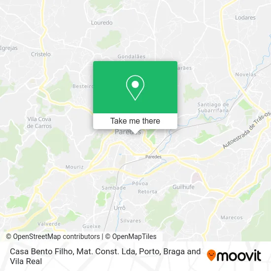 Casa Bento Filho, Mat. Const. Lda map