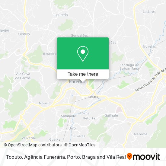 Tcouto, Agência Funerária mapa