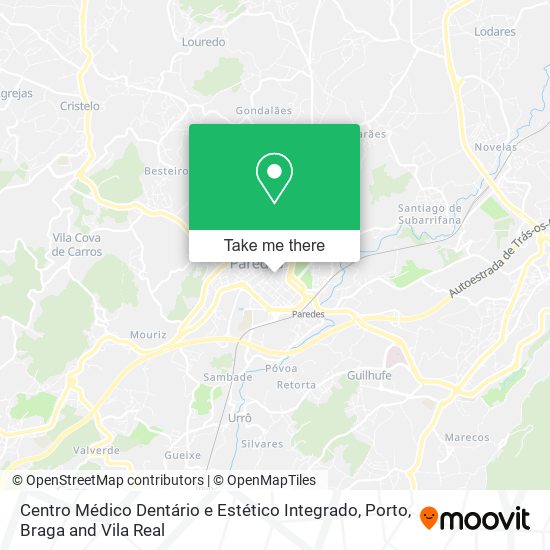 Centro Médico Dentário e Estético Integrado mapa