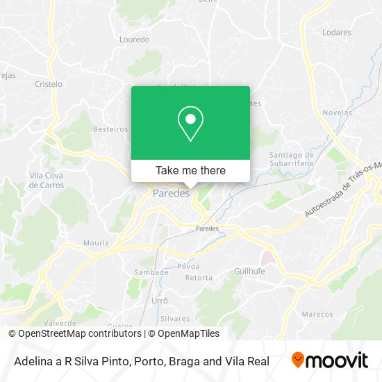 Adelina a R Silva Pinto map