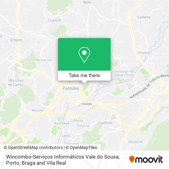 Wincombo-Serviços Informáticos Vale do Sousa map