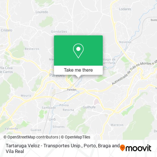 Tartaruga Veloz - Transportes Unip. map