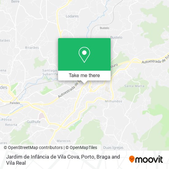 Jardim de Infância de Vila Cova map