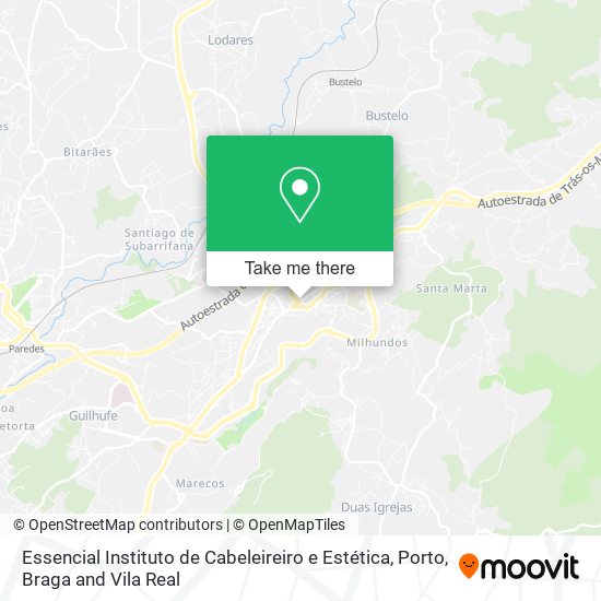 Essencial Instituto de Cabeleireiro e Estética mapa