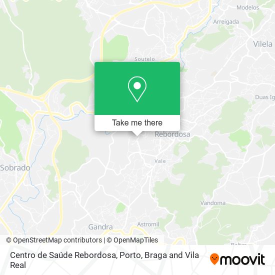 Centro de Saúde Rebordosa map