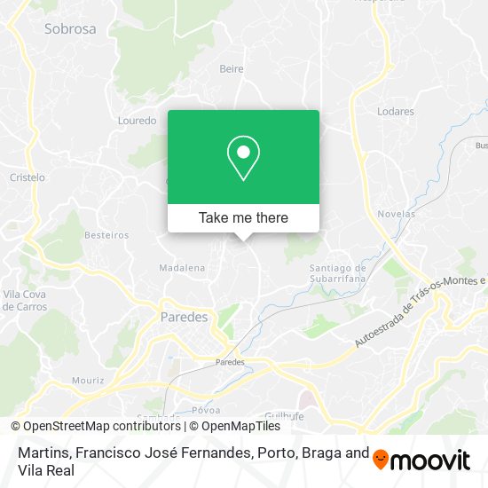 Martins, Francisco José Fernandes map