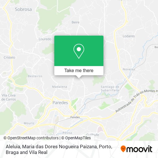 Aleluia, Maria das Dores Nogueira Paizana map