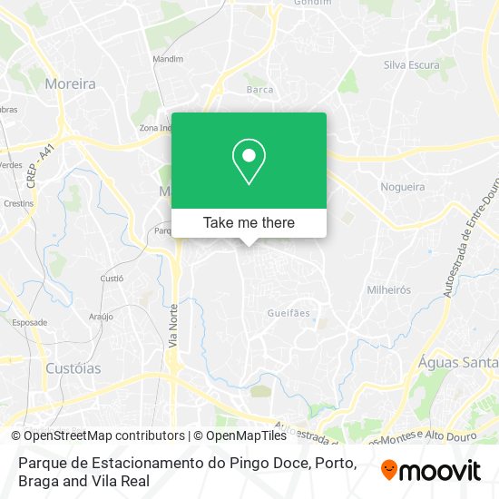 Parque de Estacionamento do Pingo Doce map