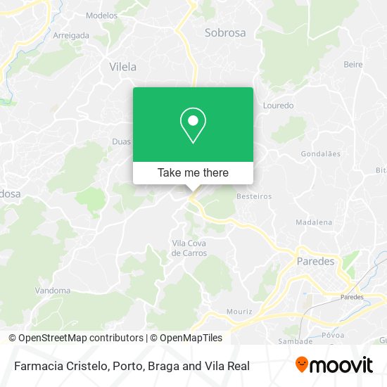 Farmacia Cristelo mapa