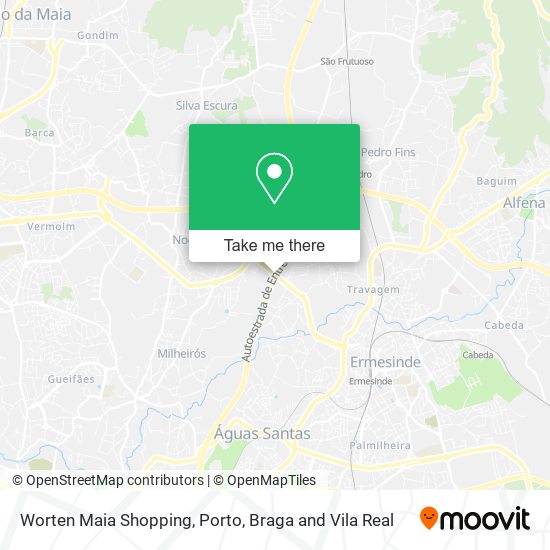 Worten Maia Shopping map