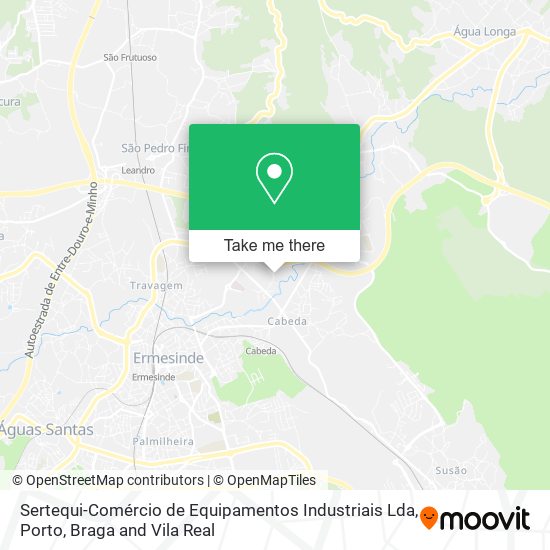 Sertequi-Comércio de Equipamentos Industriais Lda mapa